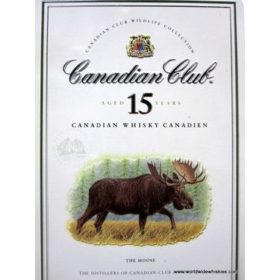 Canadian Club 15 Year Old The Moose Wildlife Collection